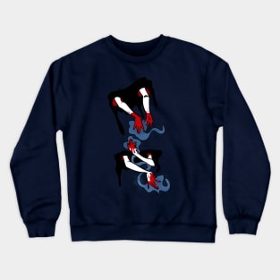 Creepy Hands Sparkle Crewneck Sweatshirt